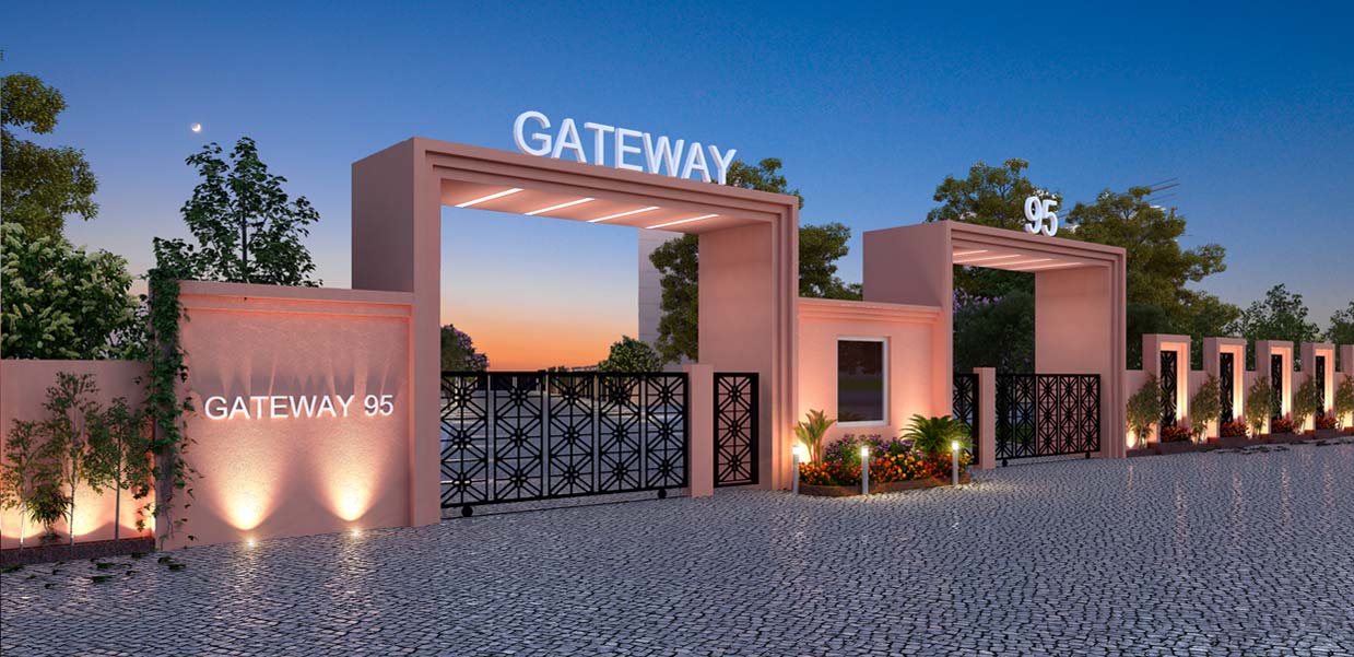 Gateway 95 - Front Gate Elevation
